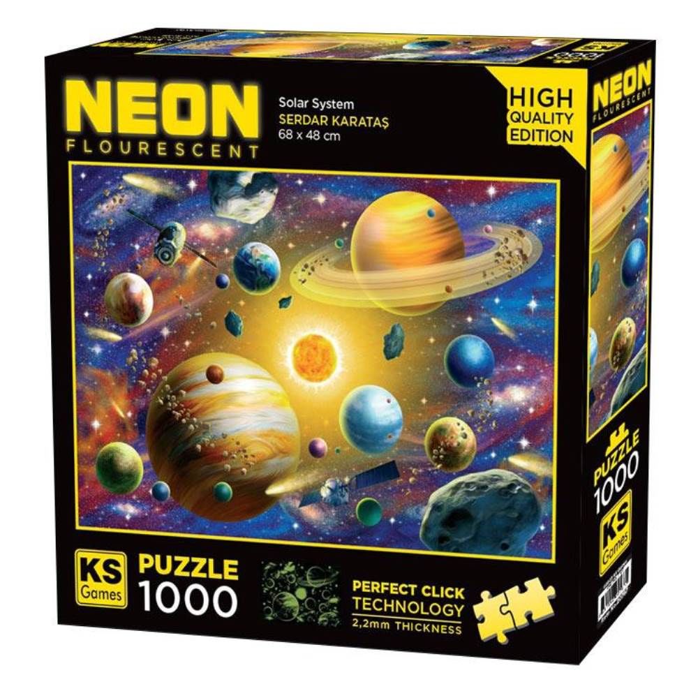 Solar System 1000 Parça Neon Puzzle 20767