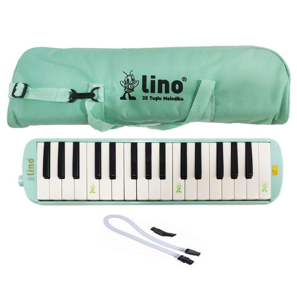 Lino LN-32-PEYS 32 Tuşlu Bez Çantalı Pastel Turkuaz Melodika