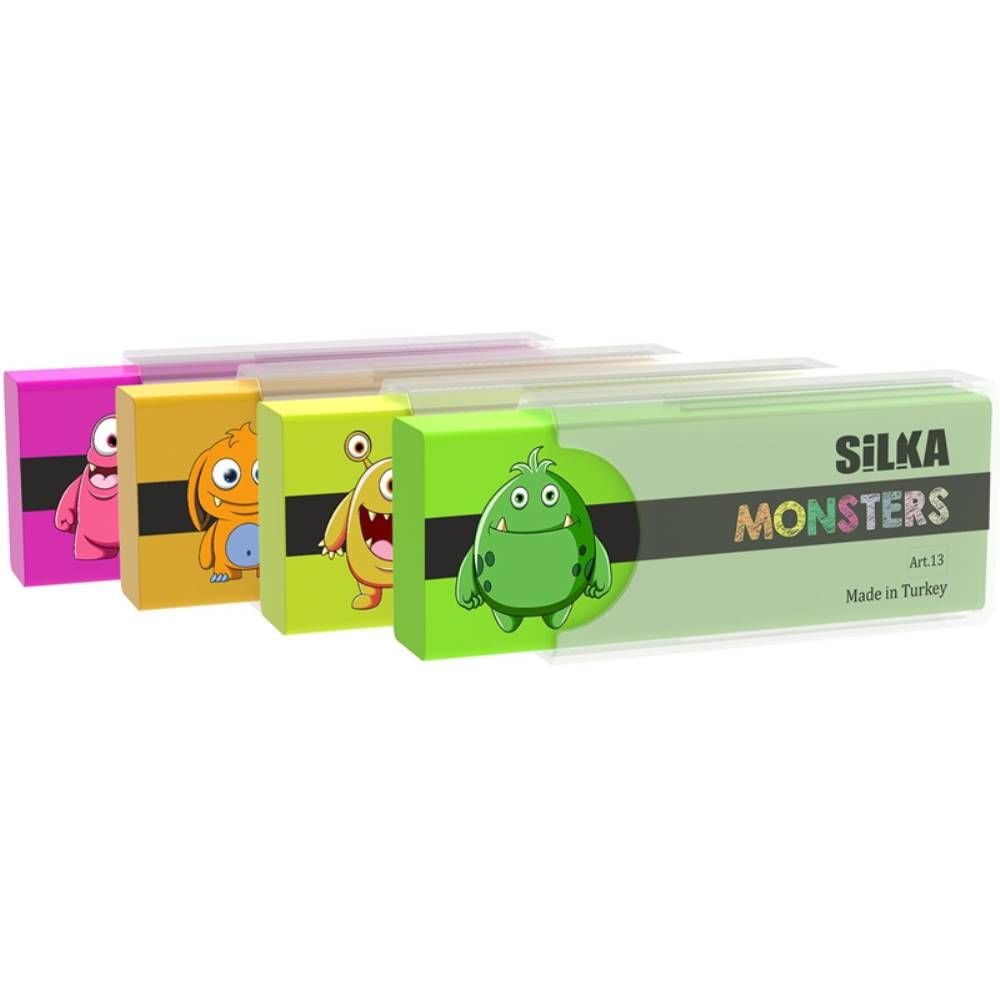 Silka Silgi Monster 4 Renk 20 Li Art.13
