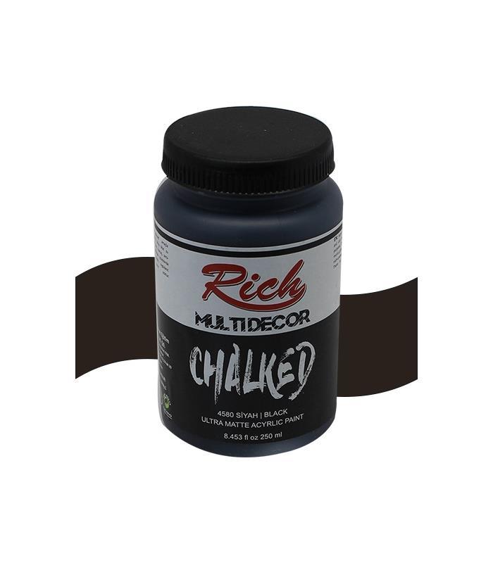 Rich Multi Decor Chalked Akrilik Boya 250 cc Siyah 250-4580