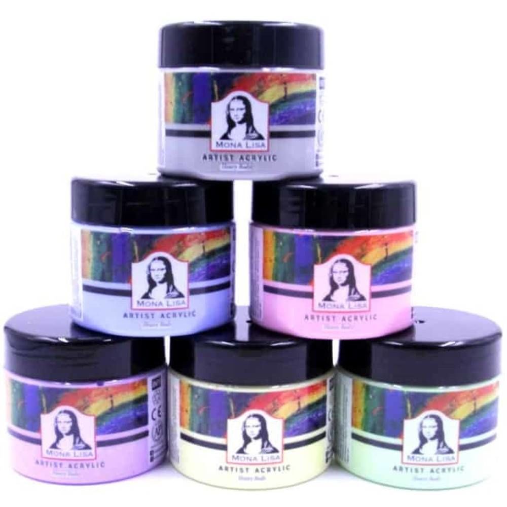Südor Akrilik Boya Set Monalısa 6 Lı Pastel Renk 125 Ml Ma125-X6-3