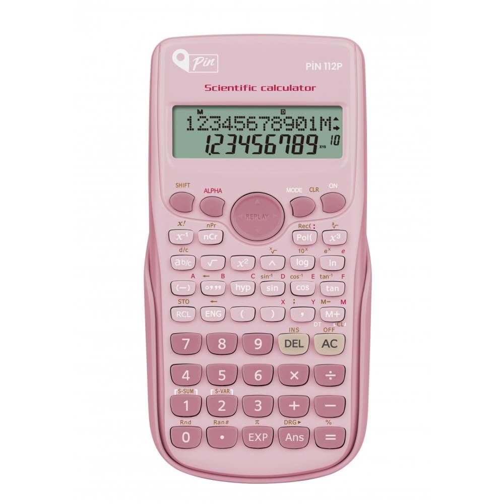Pin Bilimsel Hesap Makinesi 240 Fonksiyonlu Pembe 112