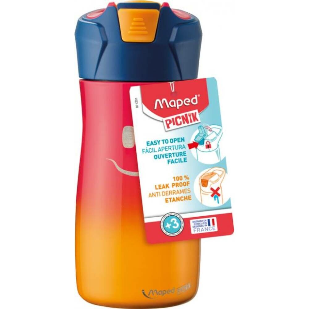 Maped Matara Pıcnık 430 Ml Çelik Gülen Yüz Pembe 871201