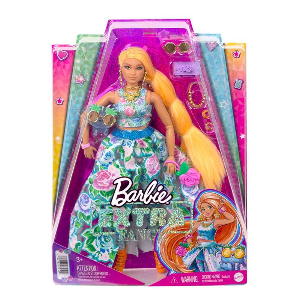Barbie Extra Fanccy Çiçekli Kostümlü Bebek HHN14