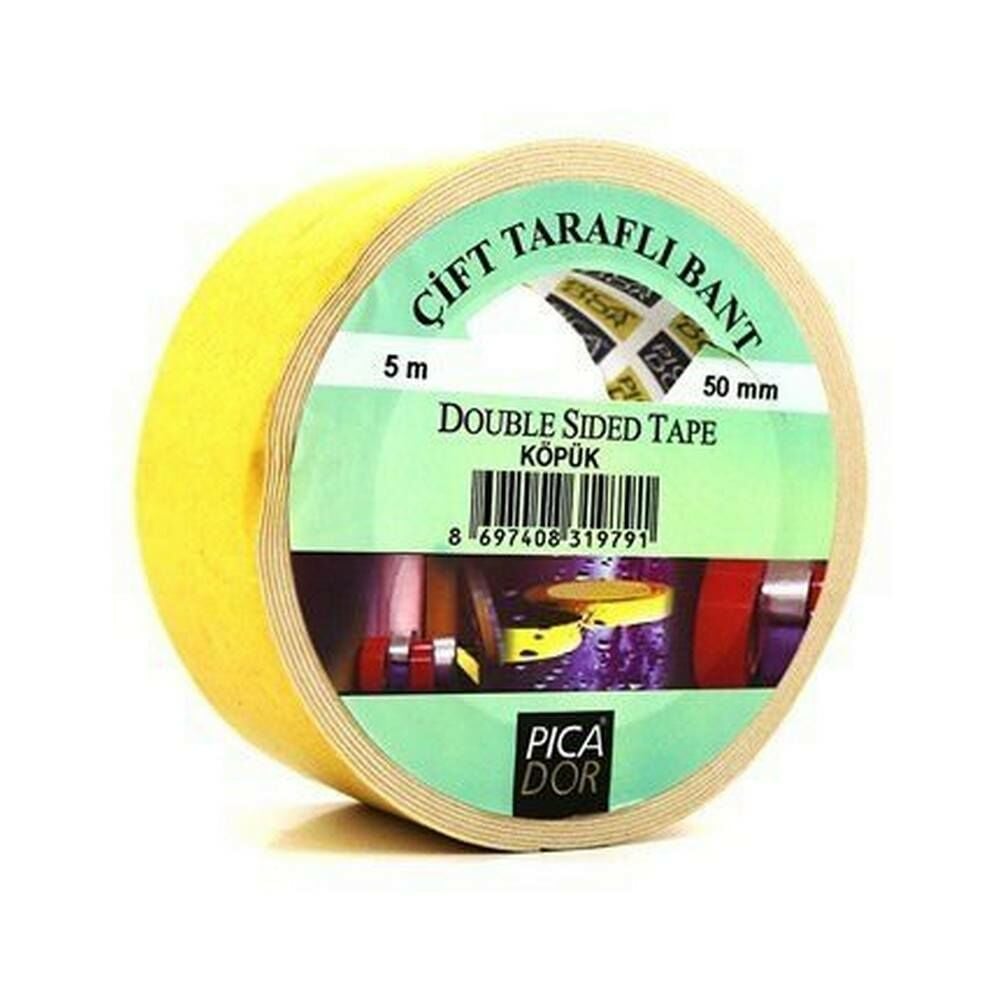 Picador Askılı Çift Taraflı Köpük Bant 50 mm X 5 mt 4301