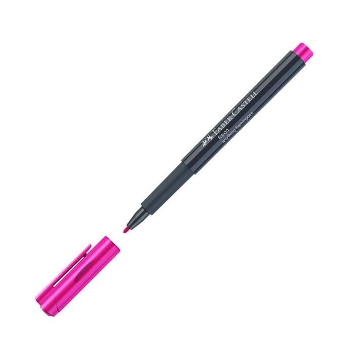 Faber Castell Fosforlu Markör Kalem Pembe