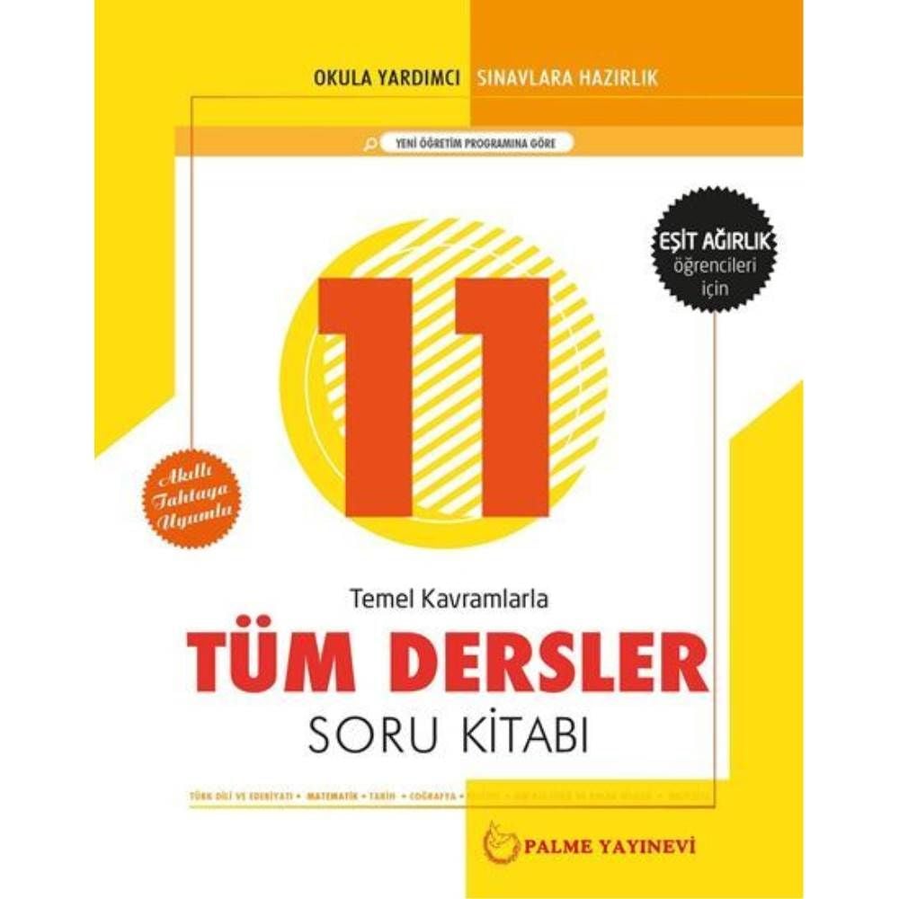 Palme 11.Sınıf Tüm Dersler Soru Kitabı Eşit Ağırlık