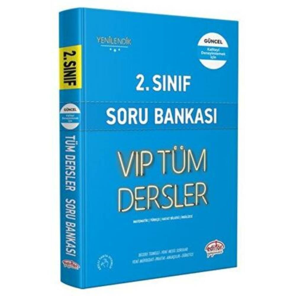 Editör 2.Sınıf Tüm Dersler Soru Bankası Vip