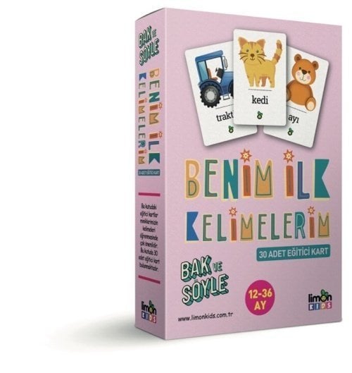 Benim İlk Kelimelerim Kutulu Bak Söyle 30 Lu