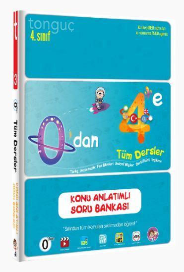 Tonguç 4.Sınıf 0 dan 4 e Tüm Dersler Konu Anlatımlı Soru Bankası