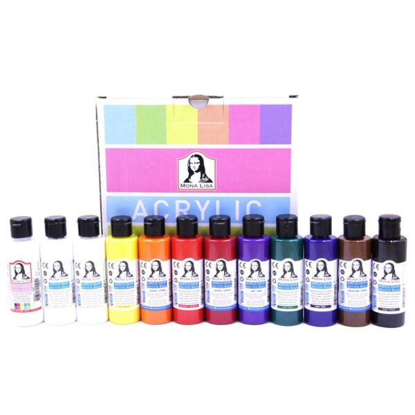 Südor Akrilik Boya Set Monalısa 12X70ml Extra Beyaz Sd150-X14