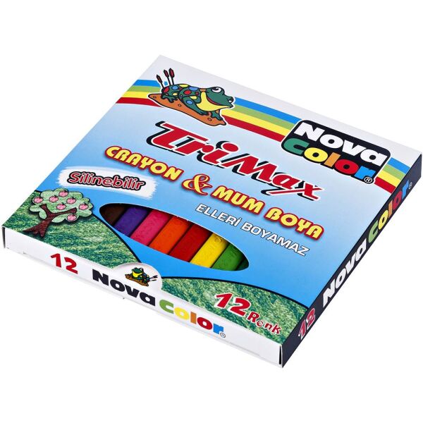 Nova Color Mum Boya Trimax Üçgen 12 Renk NC-2117