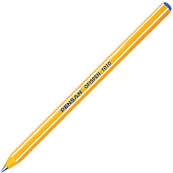 Pensan Office Pen 1010 1.0 mm 60'lı Mavi Tükenmez Kalem