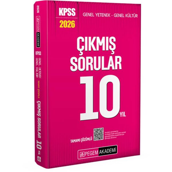 Pegem 2026 KPSS GY GK Son 10 Yıl Çıkmış Sorular