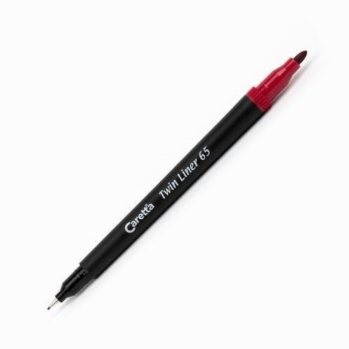 Caretta Twin Liner Çift Uçlu Kalem 65/10 Bordo