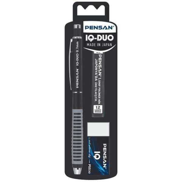 Pensan Versatil Kalem Set Iq Duo Silgi+Min 0.5 4008