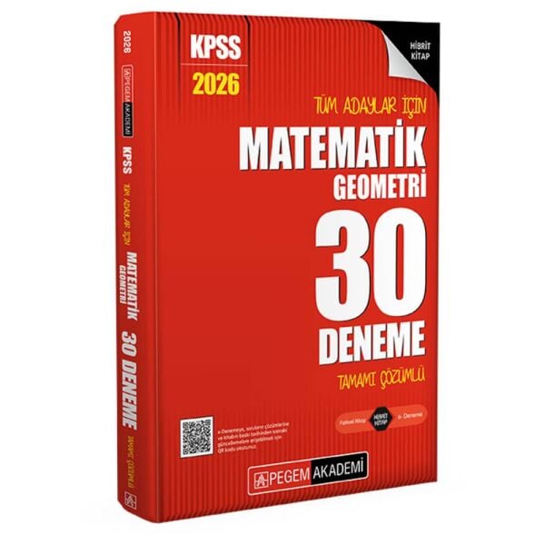 Pegem 2026 KPSS Matematik Geometri Çözümlü Deneme