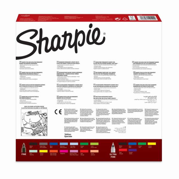 Sharpie Permanent Markör Kalem 20 Renk Gergedan 2110122