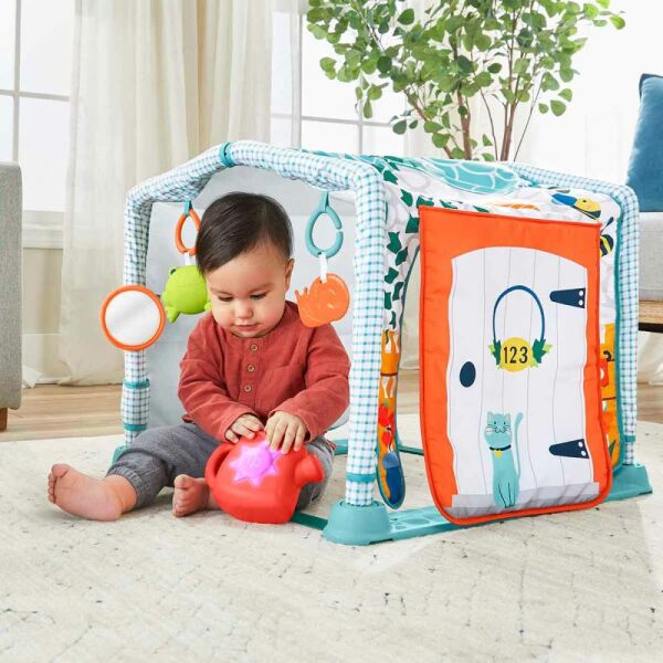 Fisher Price 3'ü 1 Arada Sevimli Kulübe Jimnastik Merkezi Hjk45 MP43455