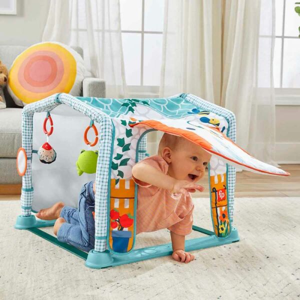 Fisher Price 3'ü 1 Arada Sevimli Kulübe Jimnastik Merkezi Hjk45 MP43455