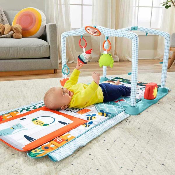 Fisher Price 3'ü 1 Arada Sevimli Kulübe Jimnastik Merkezi Hjk45 MP43455