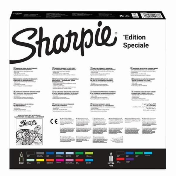 Sharpie Permanent Markör Kalem 20 Renk Kamplumbağa 2115767
