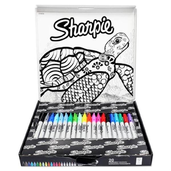 Sharpie Permanent Markör Kalem 20 Renk Kamplumbağa 2115767
