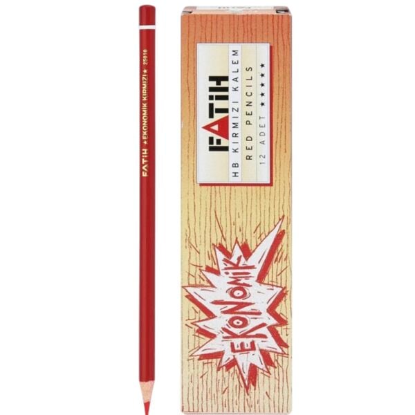 Fatih Kırmızı Kalem HB 12 li 25010