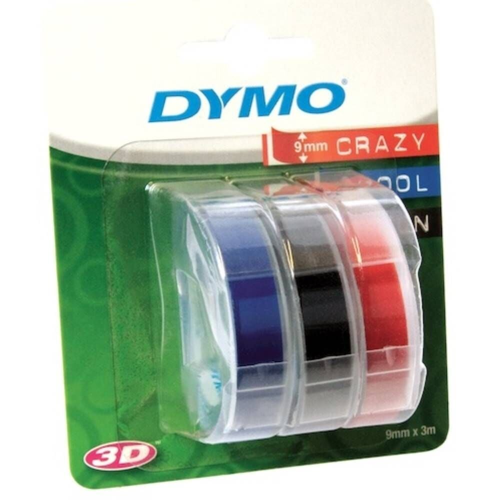 Dymo Kabartma Şerit 9Mm X 3Mt 3 Lü Bls. S/M/K S0847750