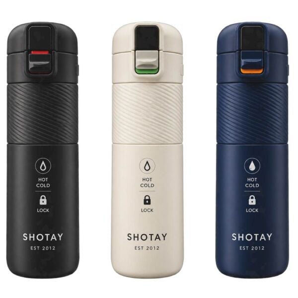 Shotay 8311 450 ml Dijital Göstergeli Çelik Matara