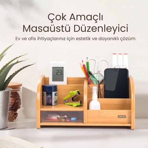 Daxi Ahşap Masa Kalemliği DX-403