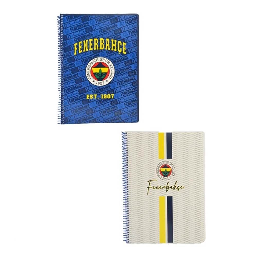 Fenerbahçe A4 72 Yaprak Kareli Karton Kapak Spiralli Defter 594567