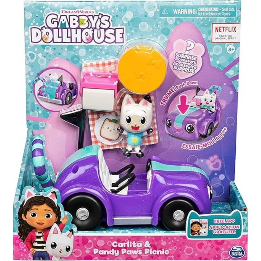 Gabby's Dollhouse Carlita ve Pandy Paws Piknik Seti 6062145