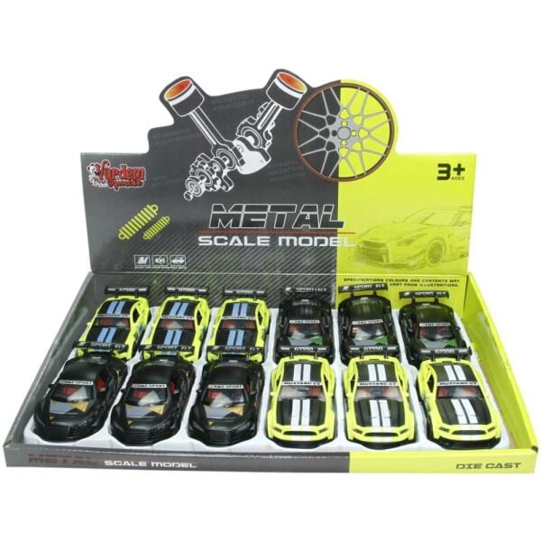 KM-3682c Çek Bırak 1:36 Metal Spor Araba
