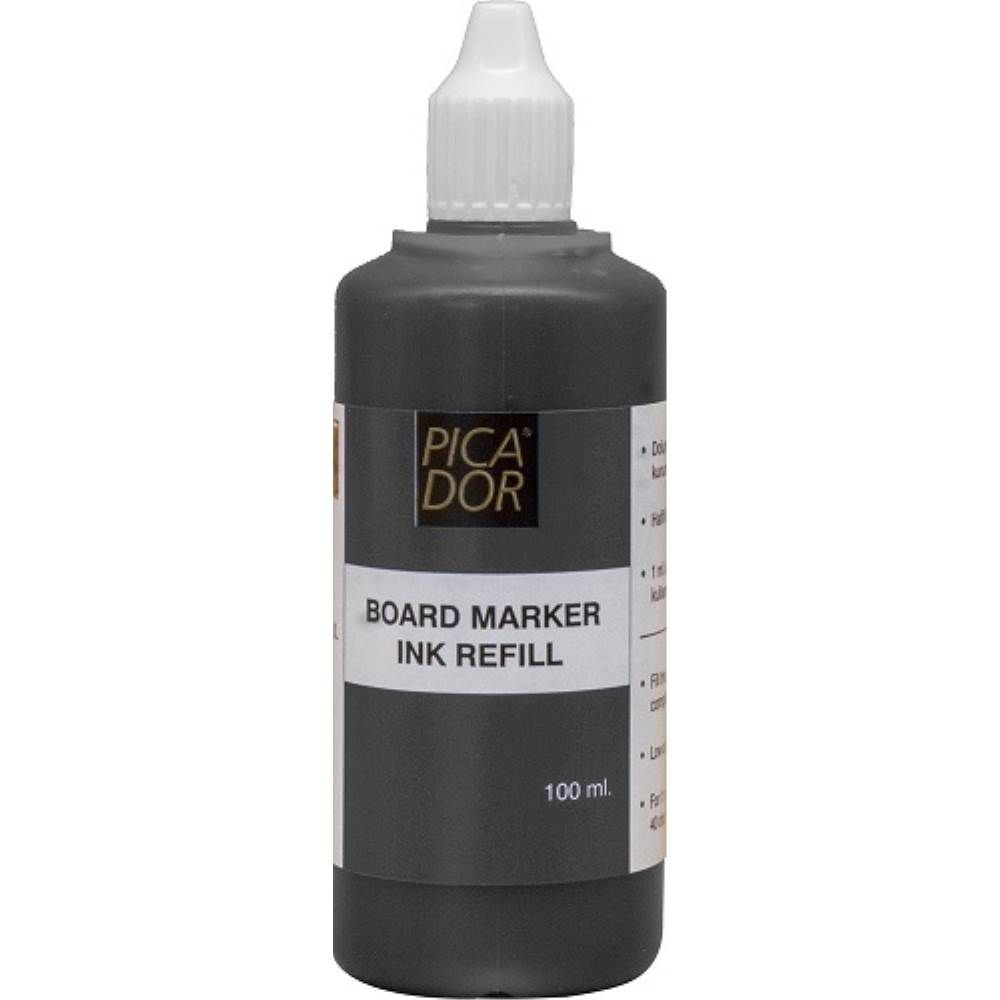 Picador Tahta Kalemi Mürekkebi 100 ml Siyah 005