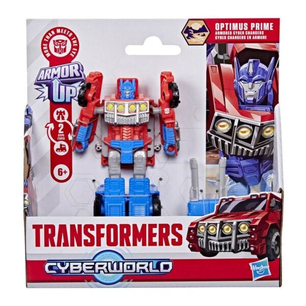 Transformers Cyberworld Armor Up Optimus Prime G1054