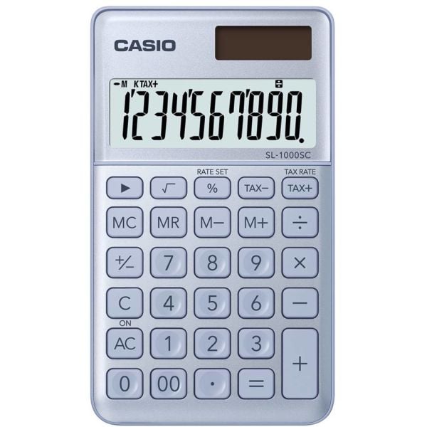 Casıo Hesap Makinesi Masaüstü Sl-1000Sc-Bu-N-Dp Krem