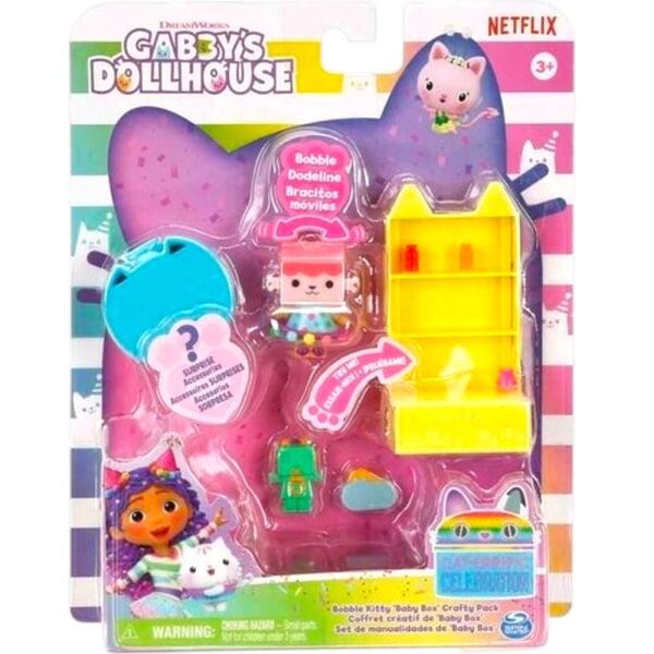 Gabby'nin Hayal Evi Booble Kedicik Küçük Mobilya Oyun Seti 6068602