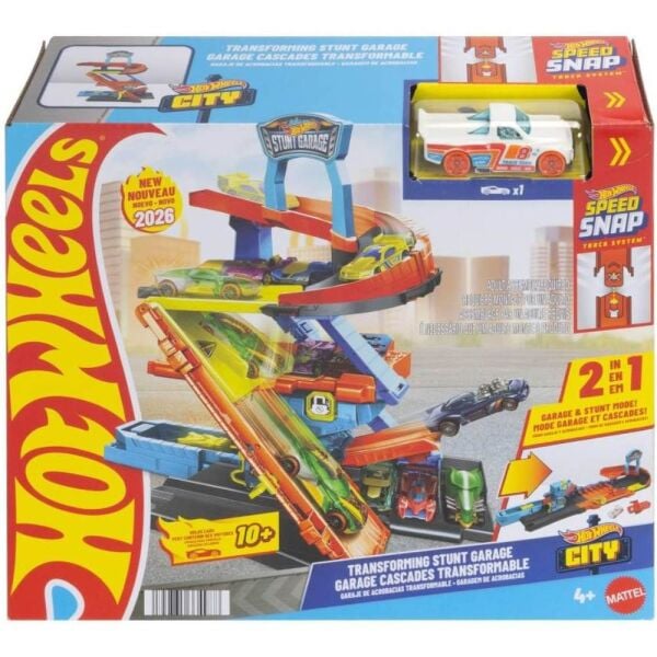 Hot Wheels Dönüşebilen 2in1 Garaj Oyun Seti JHL94