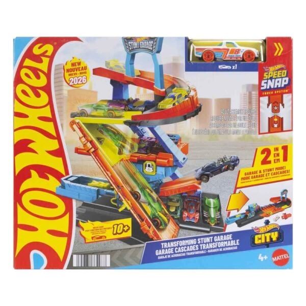 Hot Wheels Dönüşebilen 2in1 Garaj Oyun Seti JHL94