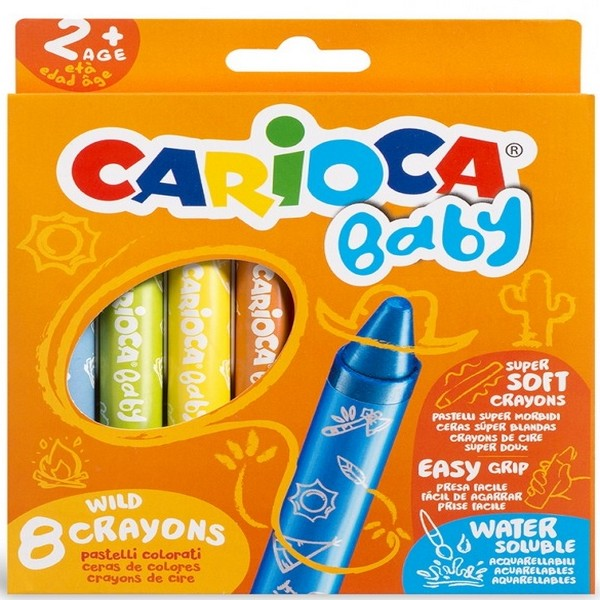 Carioca 42892 Bebek Jumbo Pastel Boya Kalemi 8 Renk