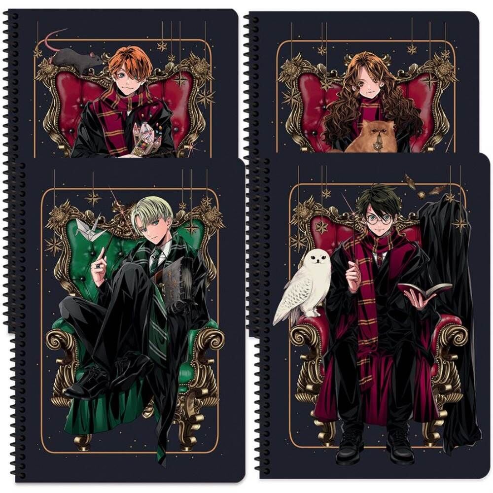Harry Potter A4 80 Yaprak Çizgili Karton Kapak Spiralli Defter 380621