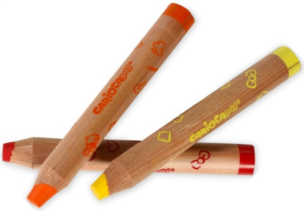 Carioca 42817 Bebek 3 in 1 Jumbo Boya Kalemi 6 Renk