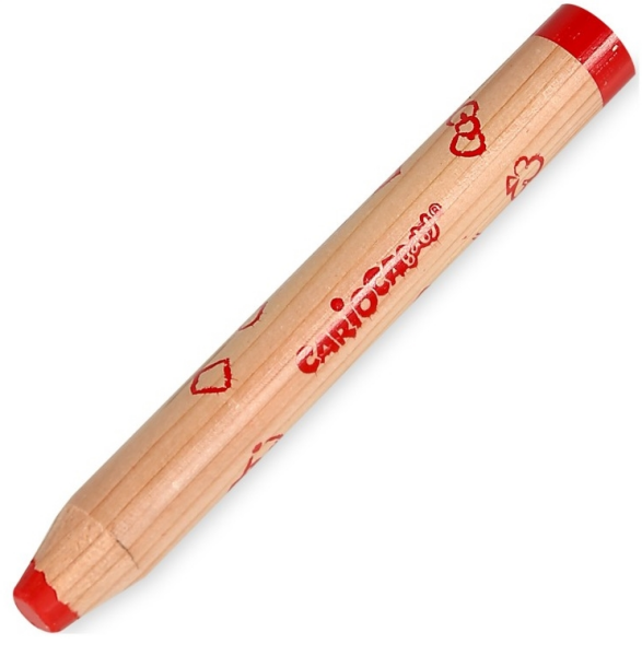 Carioca 42817 Bebek 3 in 1 Jumbo Boya Kalemi 6 Renk