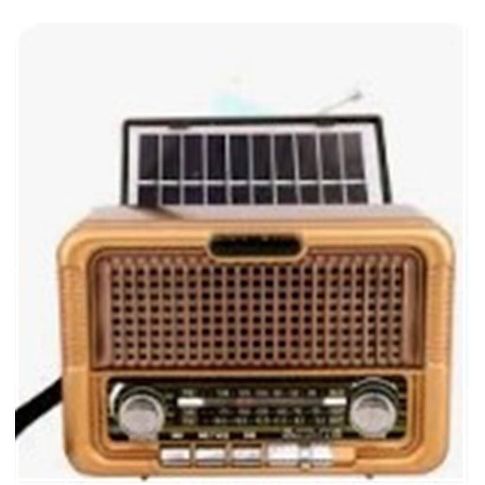 Everton Rt-711-Usb-Tf-Am-Fm-Sw-Tws-Usb Güneş Enerjili  Nostaljik Radyo