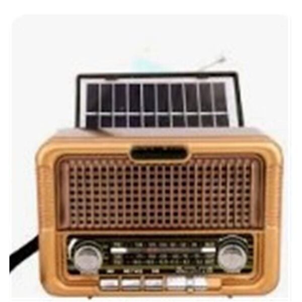 Everton Rt-711-Usb-Tf-Am-Fm-Sw-Tws-Usb Güneş Enerjili  Nostaljik Radyo