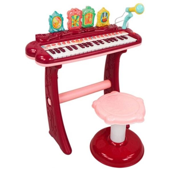 Learning Fun Learning Fun 37 Tuşlu Tabureli Mikrofonlu Pilli Piyano 7DVDZQ