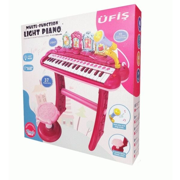 Learning Fun Learning Fun 37 Tuşlu Tabureli Mikrofonlu Pilli Piyano 7DVDZQ