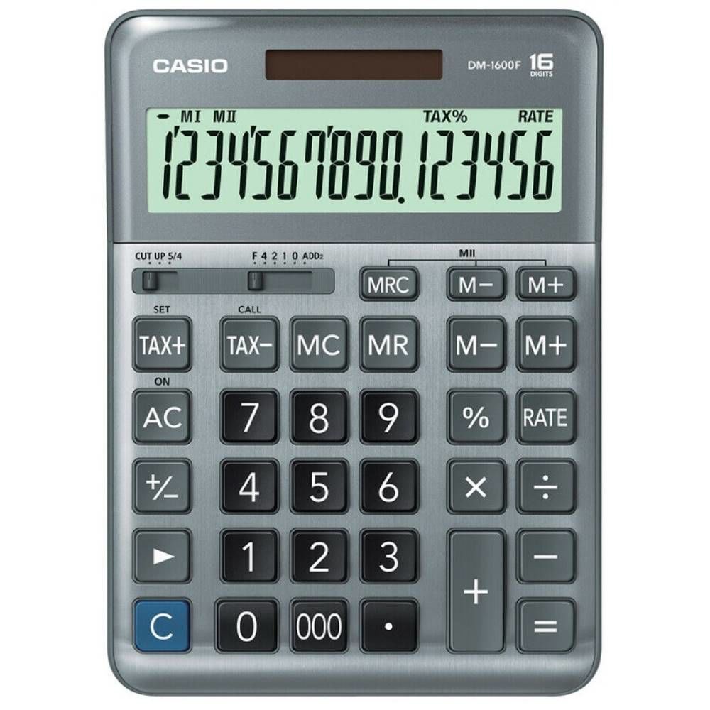 Casıo Hesap Makinesi Masaüstü Dm-1600F 16 Hane
