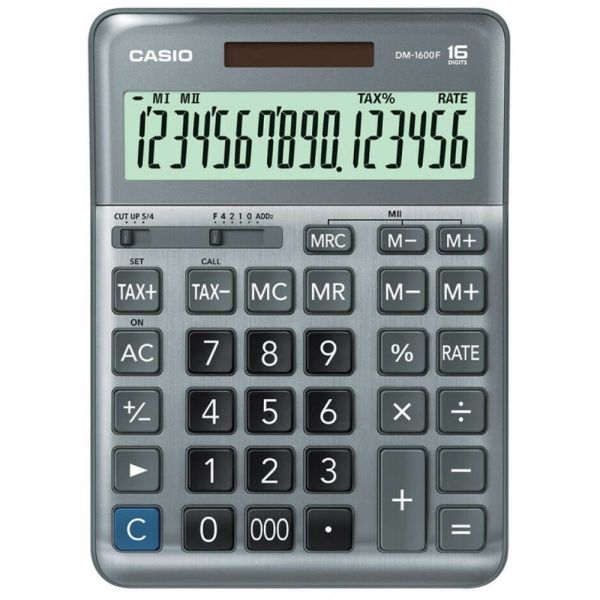 Casıo Hesap Makinesi Masaüstü Dm-1600F 16 Hane